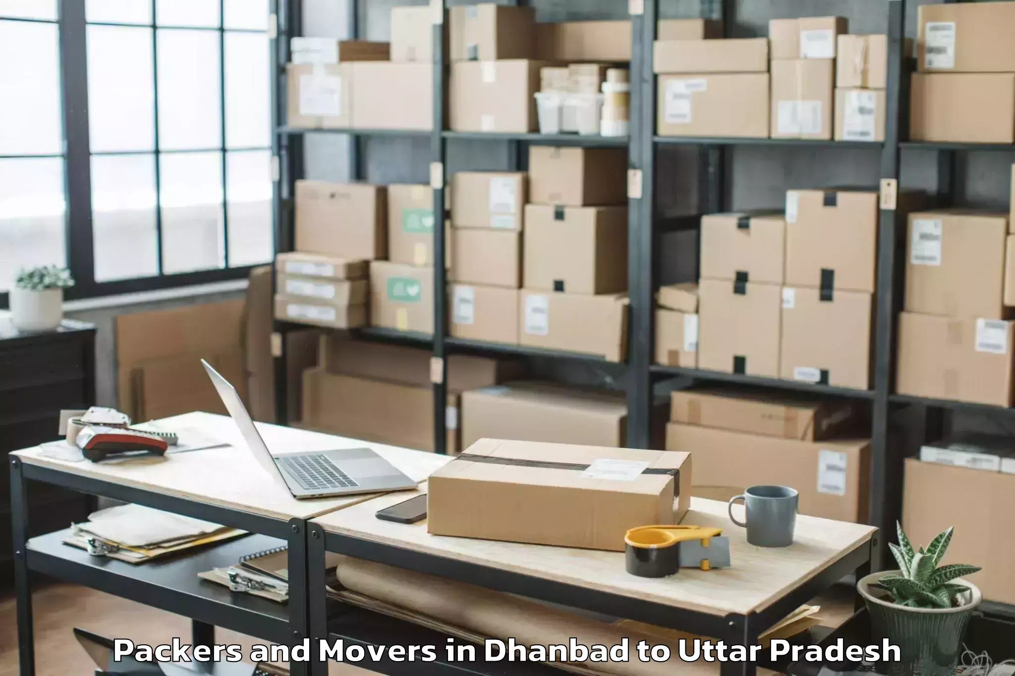 Leading Dhanbad to Robertsganj Packers And Movers Provider